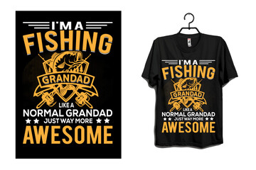 Wall Mural - i'm a Fishing T-shirt design
