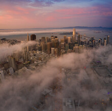 Evening Fog, San Francisco, California, USA