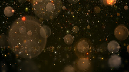 Wall Mural - gold particles award elegant abstract background.