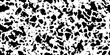 Black-white cowhide as a seamless pattern. Spotted vector background. Animal print with abstract dots. Panda, dalmatian or appaloosa horse skin texture.