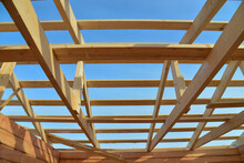 Details Of Construction Wooden Roof, Roofing Timber Structure System.
