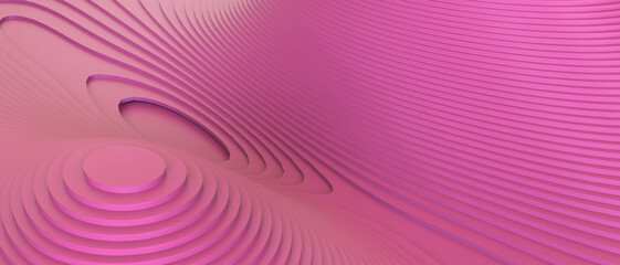 Poster - Creative idea. Abstract Curve Background. Futuristic Wave and Innovation Technology for blockchain and Network data concept. digital, Metaverse, copy space, Internet, banner, website -3d Rendering