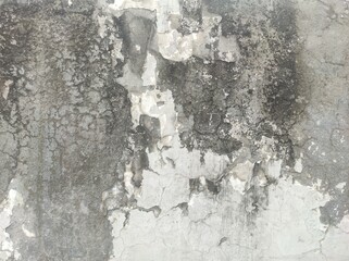 Wall fragment with scratches and cracks.vintage dirty exfoliating plaster Textured background peeling of colour wallpaper cement.The​ pattern​ of​ surface​ wall​ concrete​ for​ background.