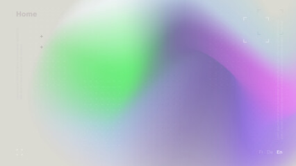 Wall Mural - holographic soft mesh background. trendy wallpaper with blurred shapes for poster, website, advertis