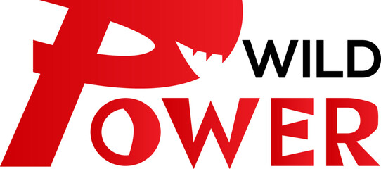 wild power logo type