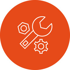 Wall Mural - Wrench Icon