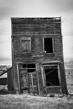 Leaning Building - Bodie Ghost Town