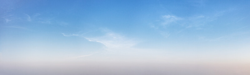Wall Mural - soft colored romantic sky panoramic