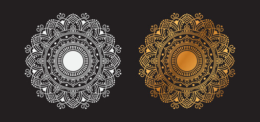 Ornamental Geometric luxury mandala pattern vector design 