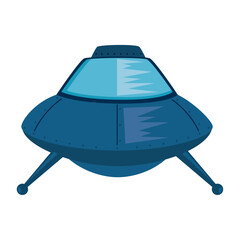 Wall Mural - ufo flying space outer