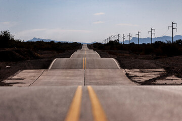 national highway 40 of argentina paved with undulations