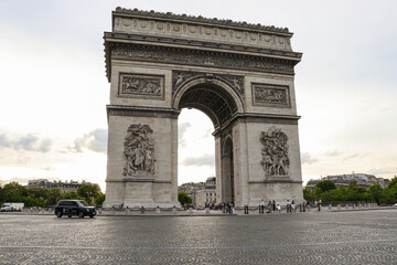 Arco do Triunfo em Paris na França