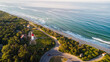© Mircea Costina - Nauset Beach with Nauset Light, aerial view