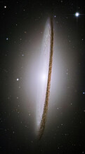 Sombrero Galaxy, M104 NGC 4594, Constellation Virgo. Elements Of This Picture Furnished By NASA