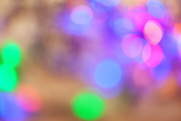 Canvas Print - .Download Preview.Share.Add to Likebox.Abstract bokeh background, shining lights