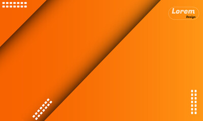 Wall Mural - minimalist orange smooth gradient with shadow and free space for text,logo,picture,product