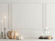 © VNmockup - Halloween background, interior mockup, 3d render
