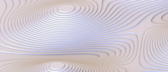 Aufkleber - Creative of Success. Abstract Curve Background and Futuristic digital Wave for network connection and Innovation Concept on gray. Science, software, copy space, Protection, banner,website-3d Rendering
