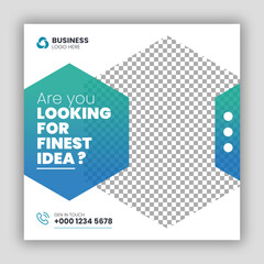 Sticker - business social media post banner template