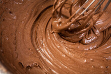 Mix The Cake Batter For The Chocolate Cake