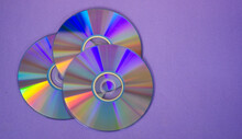 Background Of Some Colorful Compact Discs