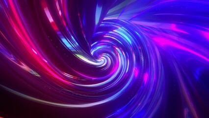 Poster - Abstract tunnel of a multicolor spectrum background. Bright rays of neon light and colorful glowing lines moving speed through the dark. 3d render