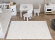 Mock up for carpet. Child room interior in contemporary style. Top view. Space for your carpet or rug design. Modern template. 3D rendering.