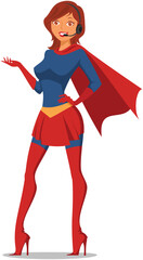 Wall Mural - Superhero Woman