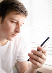 Poster - Young Man with a Phone