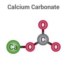 Chemistry Compound Of Calcium Carbonate (CaCO3)