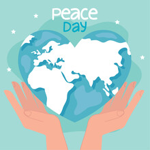 Peace Day Lettering