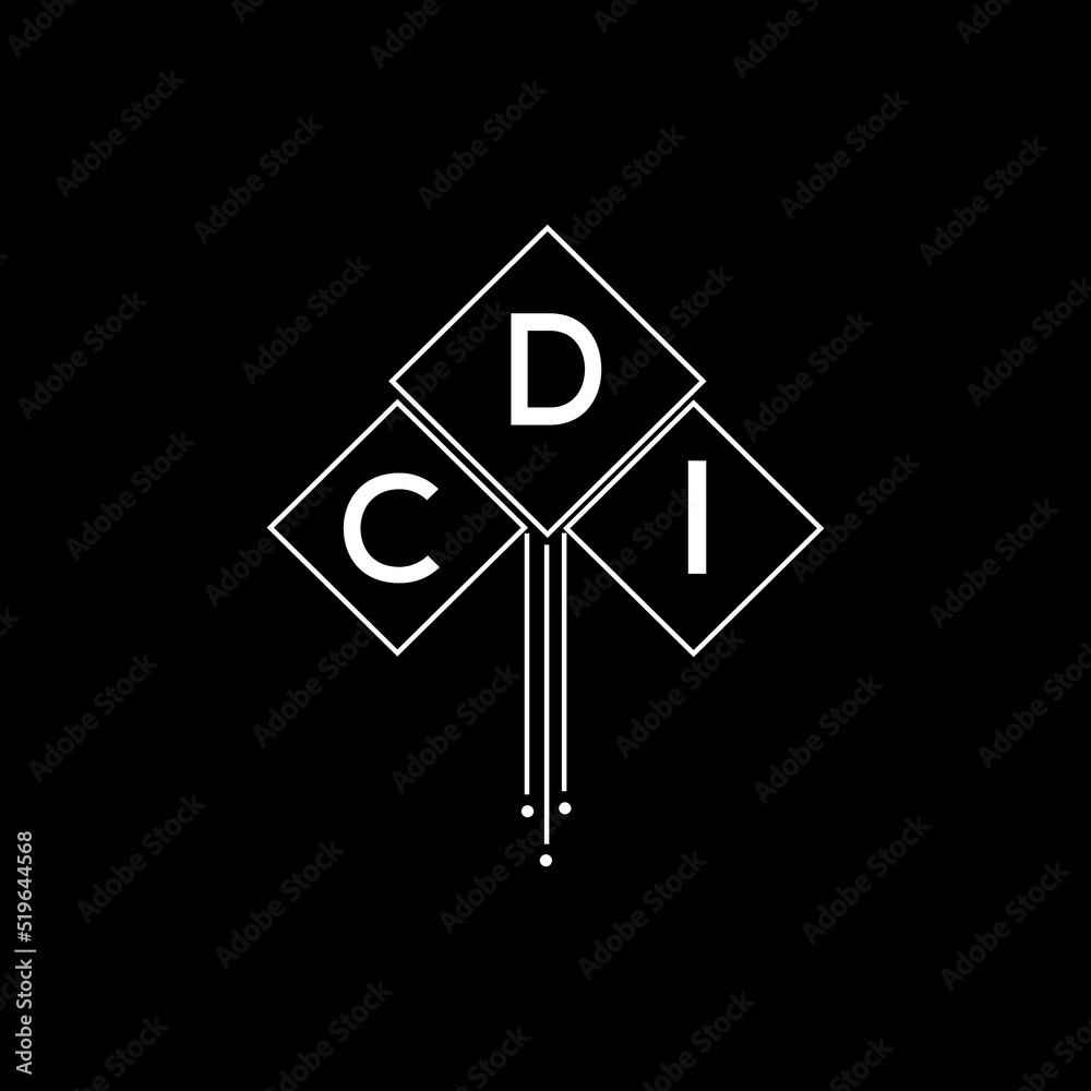 CDI letter logo design with white background in illustrator, CDI vector ...