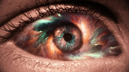 The Eye in the Universe - Loop Abstract Animation Background
