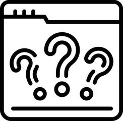 Poster - Internet page error icon outline vector. Lost connection. Website plug