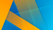 © Badr Warrior - Blue yellow and orange abstract background. Design for poster, template on web, backdrop, banner, brochure, website, flyer, landing page, presentation, and webinar