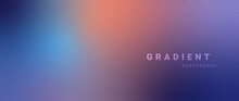 Abstract Blurred Color Gradient Background Vector.	