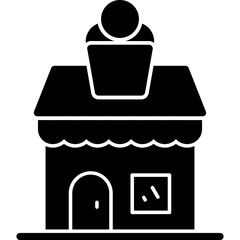 Sticker - Icecream Shop Icon