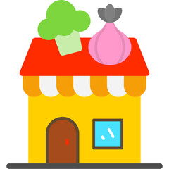 Poster - Vegetable Shop Icon