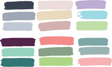 Vector. Colección Armonías De Color. Manchas Para Diseño Web, Etiquetas Y Maquillaje.