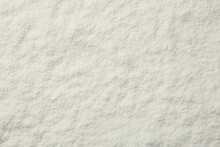 Pile Of Organic Flour As Background, Top View
