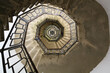 Faro Voltiano Spiral Staircase on como lake, italy