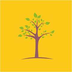 Sticker - Illustration of tree