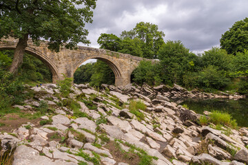 Wall Mural - Devils Bridge over the River Lune in Kirkby Lonsdale, Cumbria, England, UK.