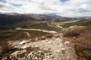 Wall Mural - Hiking at El Chalten, Patagonia, Argentina