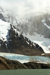 Wall Mural - Hiking to Laguna Torre at El Chalten, Patagonia, Argentina