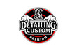 Car detailing custom logo design retro badge baroque luxury element  polish coating service