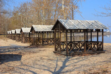 Wooden Canopies By The River