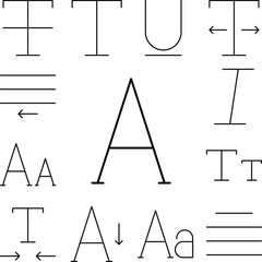 Poster - font, format, text icon in a collection with other items