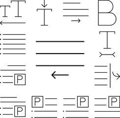 Poster - align, format, left, move icon in a collection with other items