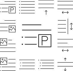 Poster - align, bottom, format, right icon in a collection with other items